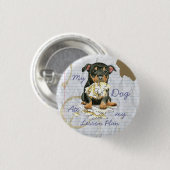 Mijn Lancashire Heeler Ate Mijn Lesson Plan Ronde Button 3,2 Cm (Voorkant /achterkant)