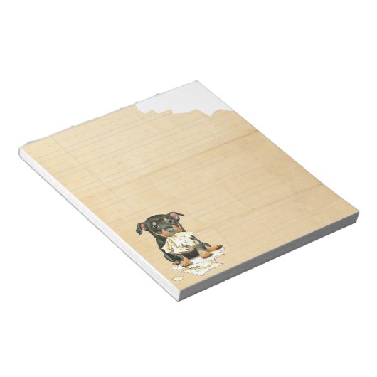 Mijn Lancashire Heeler Ate mijn thuiswerk Notitieblok (Schuin)