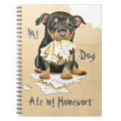 Mijn Lancashire Heeler Ate Mijn thuiswerk Notitieboek (Voorkant)