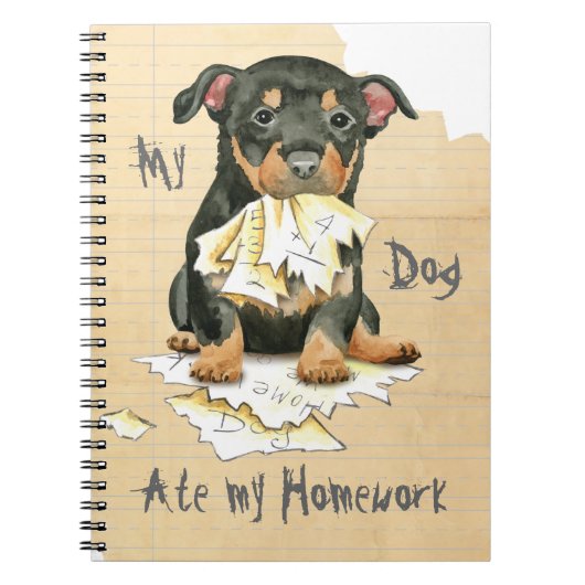 Mijn Lancashire Heeler Ate Mijn thuiswerk Notitieboek (Voorkant)