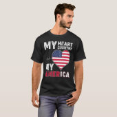 Mijn land, mijn Amerika T-shirt (Voorkant volledig)