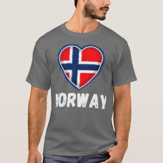 Mijn land Mijn liefde Noorwegen T-shirt