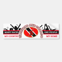 Mijn land, mijn thuis - Trinidad en Tobago Bumpersticker