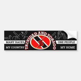 Mijn land, mijn thuisland - Trinidad en Tobago Bumpersticker