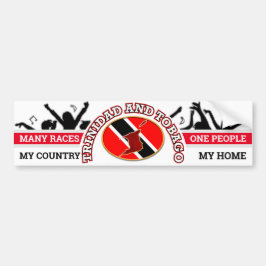 Mijn land, mijn thuisland - Trinidad en Tobago Bumpersticker