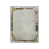 Mijn landhuis 8.5x11 Notitieblok (Linkerzijde)