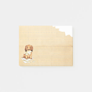 Mijn lange Dachshund Ate mijn thuiswerk Post-it® Notes