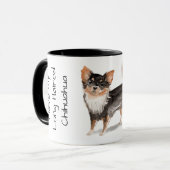 Mijn Langharige Chihuahua Lieveling Mok (Voorkant links)
