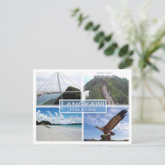 MIJN Langkawi - Sky Bridge - Kabelauto - Kedah Bea Briefkaart (Staand voorkant)