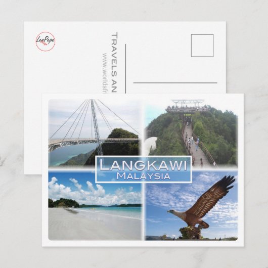 MIJN Langkawi - Sky Bridge - Kabelauto - Kedah Bea Briefkaart (Voorkant / Achterkant)