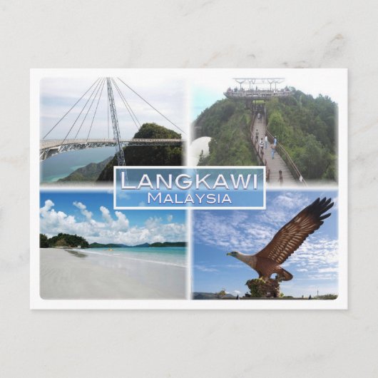 MIJN Langkawi - Sky Bridge - Kabelauto - Kedah Bea Briefkaart (Voorkant)
