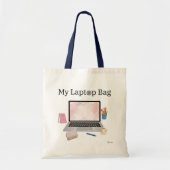 Mijn laptoptas Canvas tas (Voorkant)