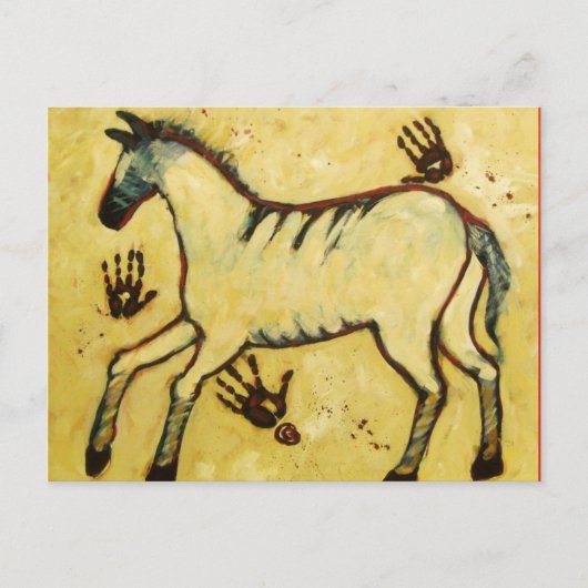 Mijn Lascaux Horse Briefkaart (Voorkant)