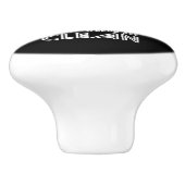 Mijn lassen zijn schoon keramische knop (Zijkant)