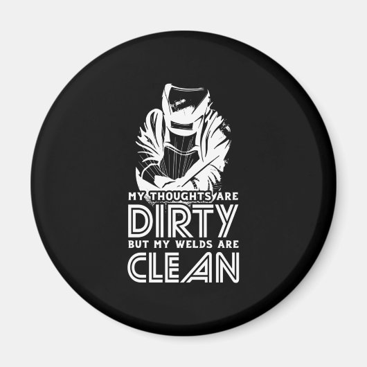 Mijn lassen zijn schoon magneet (Voorkant)