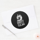 Mijn lassen zijn schoon ronde sticker (Envelop)
