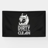 Mijn lassen zijn schoon spandoek (Horizontaal)