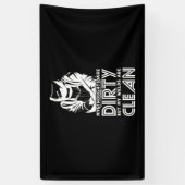 Mijn lassen zijn schoon spandoek (Verticaal)