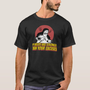 Mijn lassen zijn sterker - Grappig booglassen T-shirt