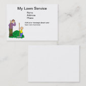 Mijn Lawn-service Visitekaartje (Voorkant / Achterkant)
