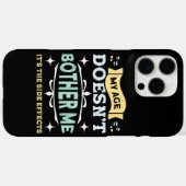 Mijn leeftijd stoort me niet, oude mensen sarcasti Case-Mate iPhone case (Achterkant (horizontaal))