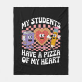 Mijn leerlingen hebben een pizza van mijn hart fleece deken (Voorkant)