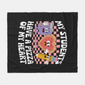 Mijn leerlingen hebben een pizza van mijn hart fleece deken (Voorkant (Horizontaal))