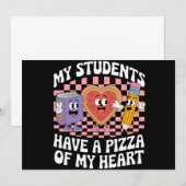 Mijn leerlingen hebben een pizza van mijn hart kaart (Voorkant / Achterkant)