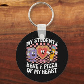 Mijn leerlingen hebben een pizza van mijn hart sleutelhanger (Voorkant)