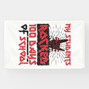 Mijn leerlingen schommelden 100 dagen van school l spandoek