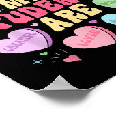 Mijn leerlingen zijn docent Valentijnsdag Snoep Poster (Hoek)