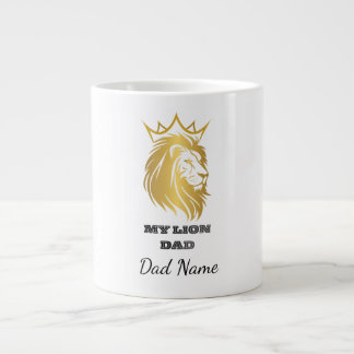 Mijn Leeuwenpapa – Gouden Leeuwen Vader cadeau voo Grote Koffiekop