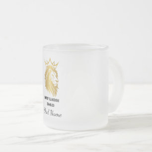 Mijn Leeuwenpapa – Gouden Leeuwen Vader cadeau voo Matglas Koffiemok