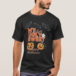 Mijn lelijke zoete Halloween vandaag, Bat, Pompoen T-shirt