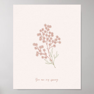 Mijn lente poster