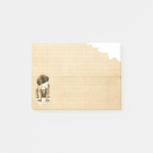 Mijn Leonberger Ate Mijn thuiswerk Post-it® Notes (Voorkant)