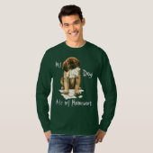 Mijn Leonberger Ate Mijn thuiswerk T-shirt (Voorkant volledig)