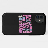 Mijn leraar heeft 100 dagen van mijn disco groove Case-Mate iPhone case (Achterkant (horizontaal))