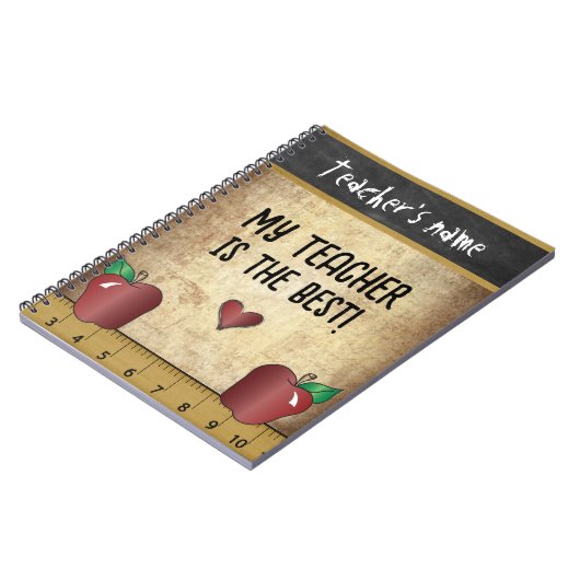 Mijn leraar is de beste notitieboek (Linkerzijde)