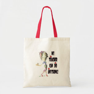 Mijn leraar kan alles doen! Best Teacher Gifts Tote Bag