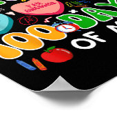 Mijn leraar overleefde 100 dagen van mij 100e dag  poster (Hoek)