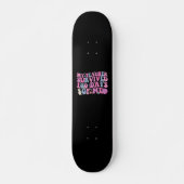 Mijn leraar overleefde 100 dagen van mij Disco Gro Persoonlijk Skateboard (Voorkant)
