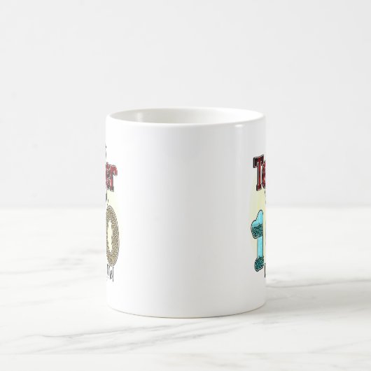 Mijn leraar overleefde 100 dagen van mij, grappig koffiemok (Center)