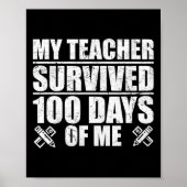 Mijn leraar overleefde 100 dagen van mij leuke stu poster (Voorkant)