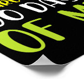 Mijn leraar overleefde 100 dagen van mij plezier 1 poster (Hoek)