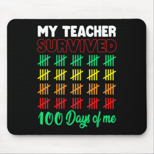 Mijn leraar overleefde 100 dagen van mij school le muismat