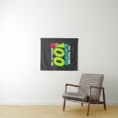 "Mijn leraar overleefde 100 dagen van mij Wandkleed (In Situ (horizontaal))