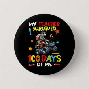 Mijn leraar overleefde 100 dagen van mijn ezel op ronde button 5,7 cm
