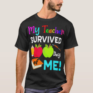 Mijn leraar overleefde 100 dagen van mijn grappige t-shirt