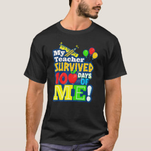 Mijn leraar overleefde 100 dagen van mijn grappige t-shirt
